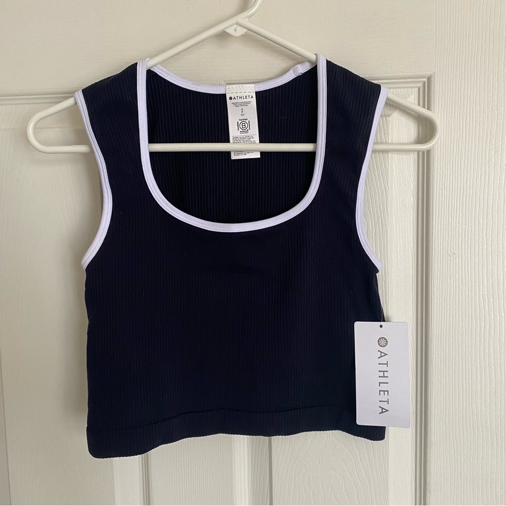 NWT Athleta Renew Seamless Novelty Tipped Crop